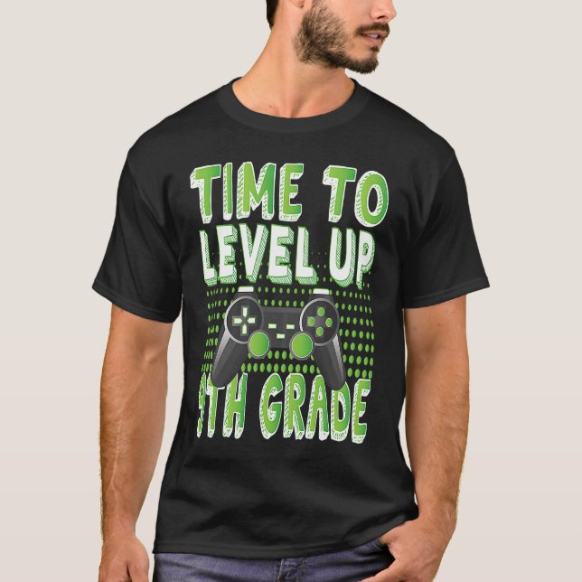 Time To Level Up 9th Grade Kids Video Game Theme P T-Shirt (Front)