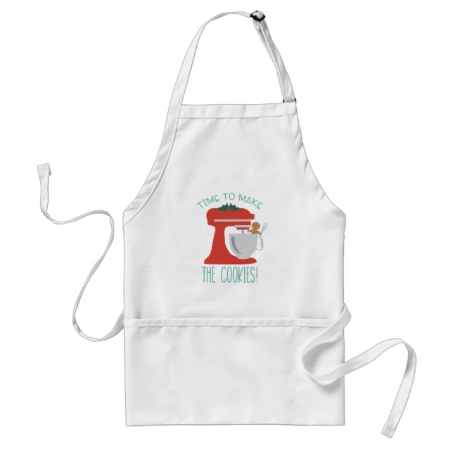 Time To Make Cookies Standard Apron (Front)
