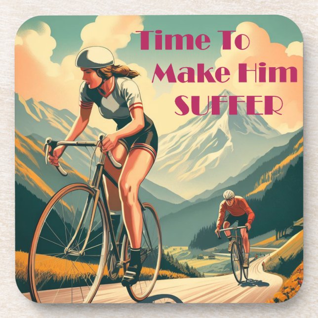 Time To Make Him Suffer Cycling Coaster (Front)