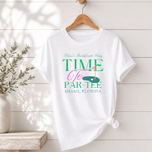 Time to Par-Tee Golf Bachelorette T-Shirt