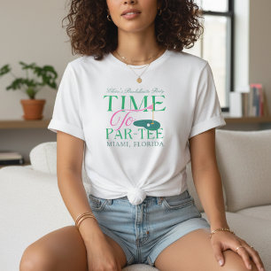 Time to Par-Tee Golf Bachelorette T-Shirt
