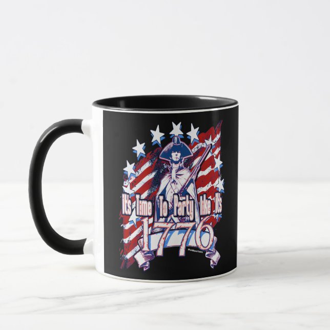 Time To Party Like It's 1776 Mug (Left)
