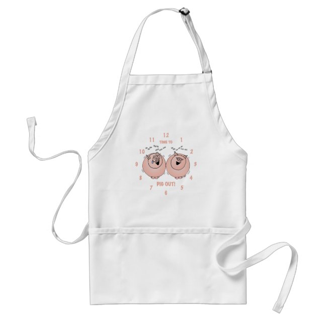 Time to Pig Out! Apron (Front)