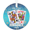 Time to Play Pinochle Christmas Ornament