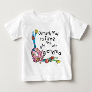 Time to Play with Grandma Baby T-Shirt