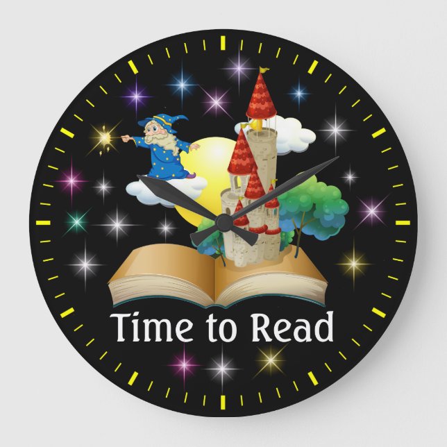 Time To Read - Literacy Wall Clock - SRF (Front)