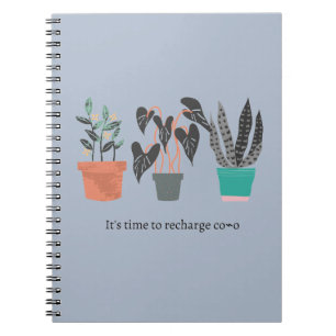 time to recharge cono  notebook