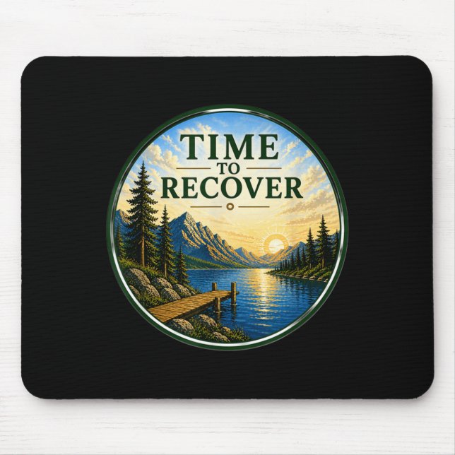 Time To Recover Mouse Pad (Front)