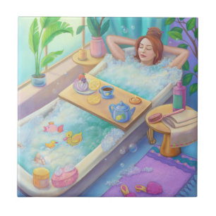 Time to relax ceramic tile