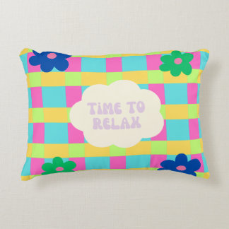 Time to Relax design pillow