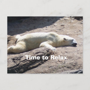 Time to Relax Postcard