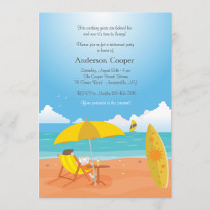Time to Relax Retirement Party Invitation