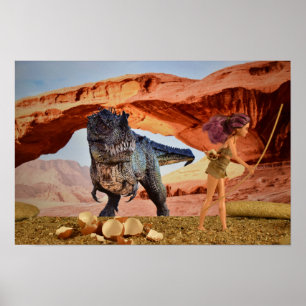 Time to run.  poster