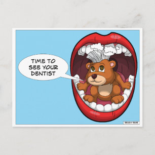Time To See Your Dentist Postcard