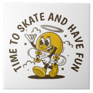 Time to skate ceramic tile