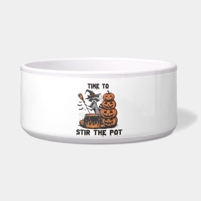 Time to Stir the Pot – Funny Halloween Racoon Cau (Front)