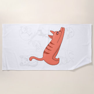 Time to Stretch Duvet Cover Beach Towel