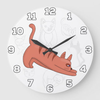 Time to Stretch Large Clock