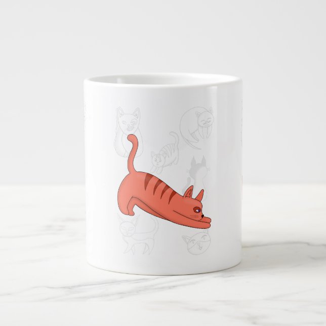 Time to Stretch Two-Tone Coffee Mug (Front)