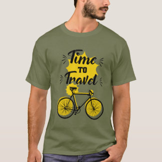 time to travel bicycle logo T-Shirt