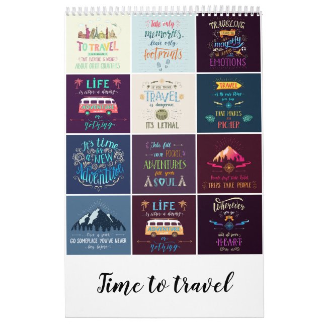 Time to travel Calendar (Cover)