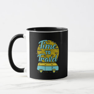 Time To Travel Camper - Travel Quote Mug