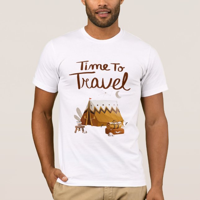 Time to Travel Design T-Shirt Collection (Front)