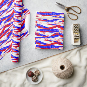 Time To Travel Wrapping Paper