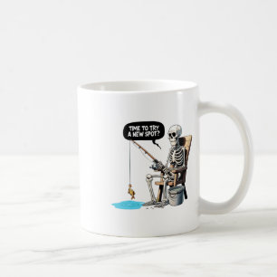 Time To Try A New Spot Funny Fishing Coffee Mug