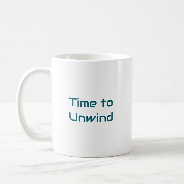 Time to Unwind Mug (Left)