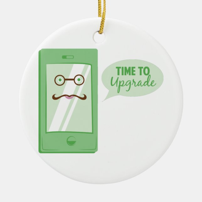 Time to Upgrade Ceramic Tree Decoration (Front)