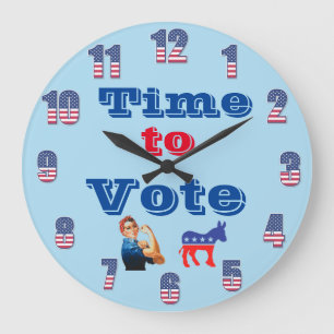 Time to Vote Wall Clock