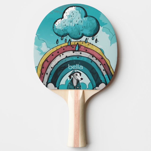 Time to Warm Up Ping Pong Paddle (Front)