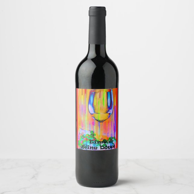 Time to Wine Down Label (Front)