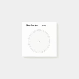 Time Tracker Post-it Notes