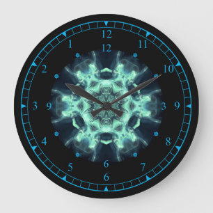 Time Travel ~ Blue Mist Space/Time Continuum ~   Large Clock
