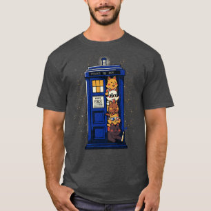 Time Travel Cats by Tobe Fonseca T-Shirt