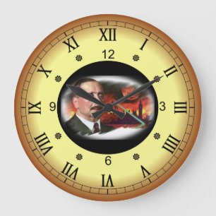 Time Travel~H. G. Wells~Father of Science Fiction  Large Clock