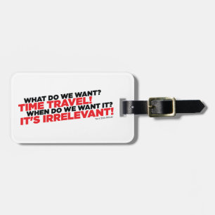 Time Travel Luggage Tag