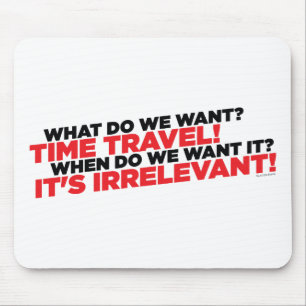 Time Travel Mouse Pad