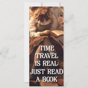 Time Travel: Read A Book Bookmark