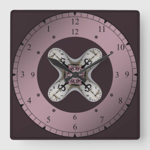 Time Travel ~ Time Bending ~ Chronokinesis~   Square Wall Clock
