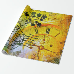Time travel wrapping paper