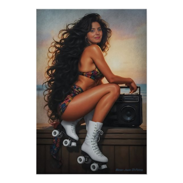 Time Traveler: 80s Roller Skate Dreams Poster (Front)