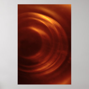 Time Traveller's Orange Vortex Poster