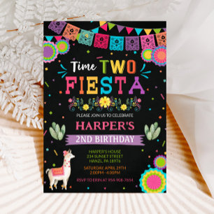 Time Two Fiesta Birthday Invitation