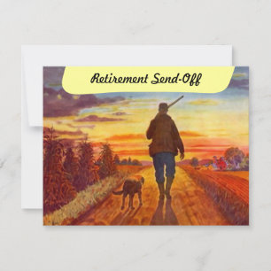 Time w/ Best Buddy Retirement Party Invitation