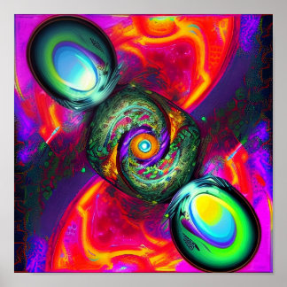 Time Warp; A Surrealism AI Art Poster