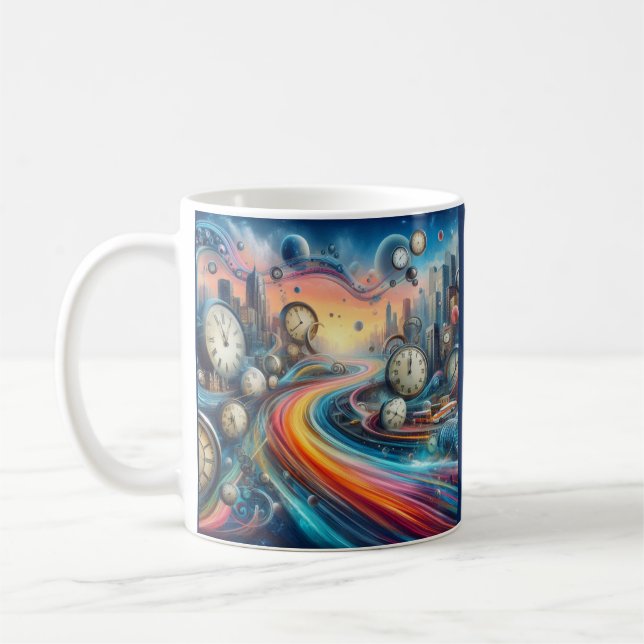 Time Warp Road Trip Coffee Mug (Left)