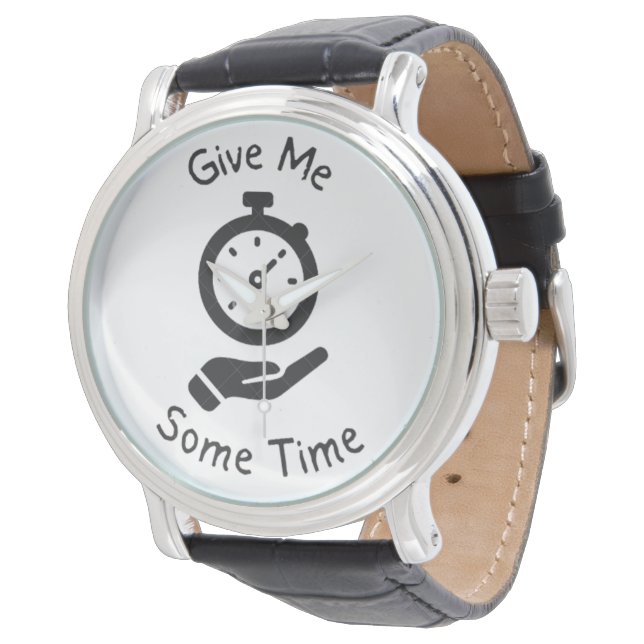 Time Watch - Humourous Alarm Clock Newlywed Gift (Angled)
